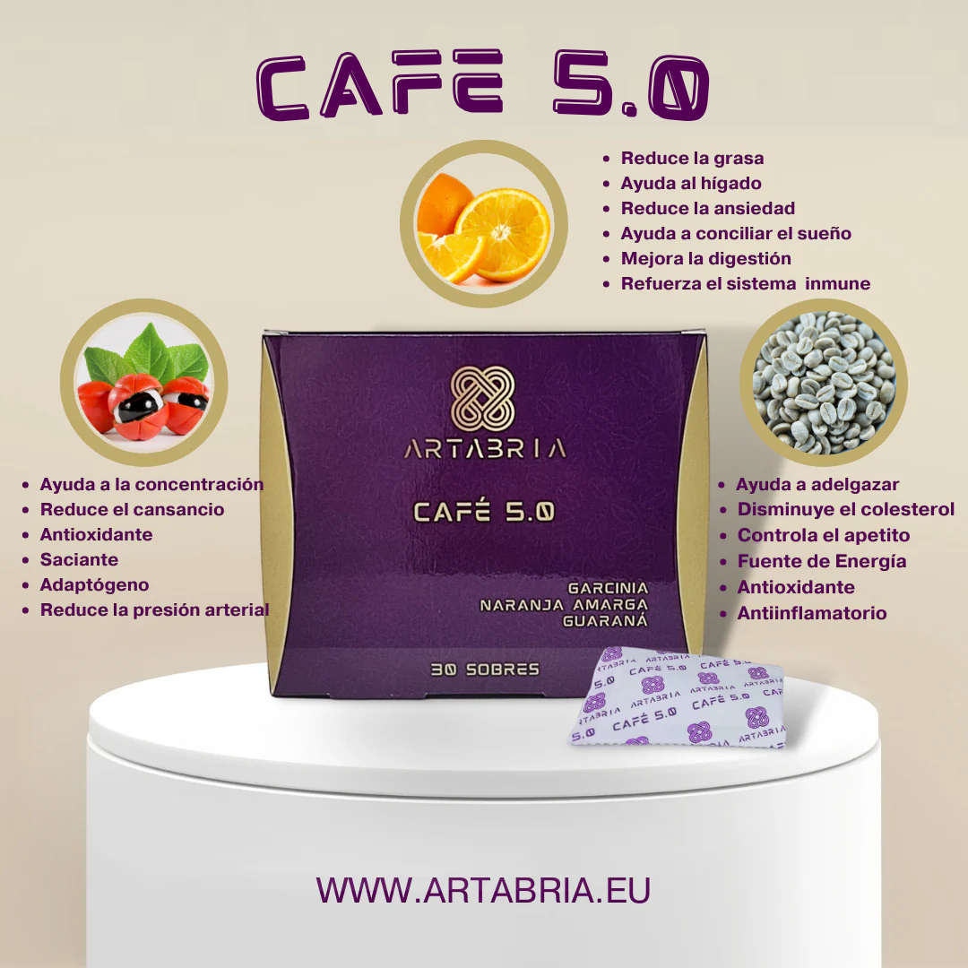 CAFE 5.0 ARTABRIA-FÓRMULA MEJORADA (¡Ahora MÁS POTENTE!)
